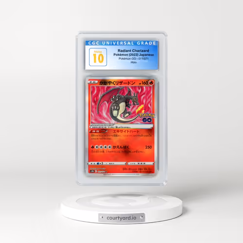 2022 Pokémon GO #011/071 Radiant Charizard - Holo (CGC 10 PRISTINE)
