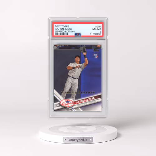 2017 Topps Limited Edition #287 Aaron Judge (PSA 8 NM-MT)