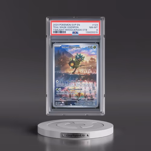 2024 Pokémon Svp EN-SV Black Star Promo #123 Teal Mask Ogerpon - Twilight Masquerade Elite Trainer B