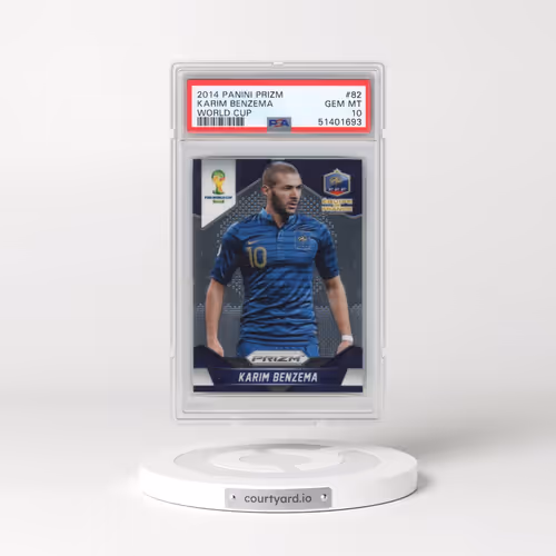 2014 Panini Prizm World Cup #82 Karim Benzema (PSA 10 GEM MINT)