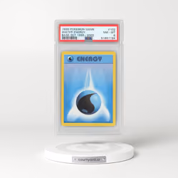 1999 Base Set #102 Water Energy (PSA 8 NM-MT)