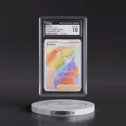 2022 Silver Tempest #203/195 Brandon - Rainbow Holo (CGC 10 GEM MINT)