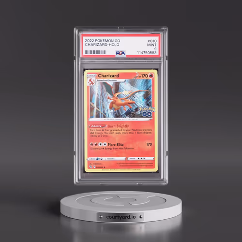 2022 Pokémon Go #010 Charizard - Holo (PSA 9 MINT)