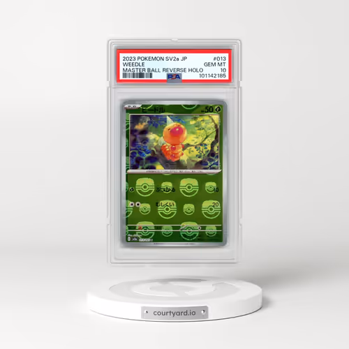2023 Pokémon Sv2a-Pokemon 151 #013 Weedle - Reverse Holo Master Ball (PSA 10 GEM MINT)