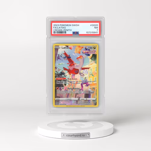 2023 Pokémon Sword and Shield Crown Zenith #GG20 Latias - Full Art (PSA 7 NM)