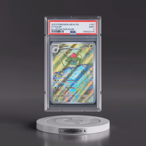 2023 Pokémon Mew EN-151 #167 Ivysaur - Illustration Rare (PSA 9 MINT)
