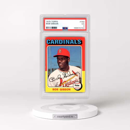 1975 Topps #150 Bob Gibson (PSA 3 VG)
