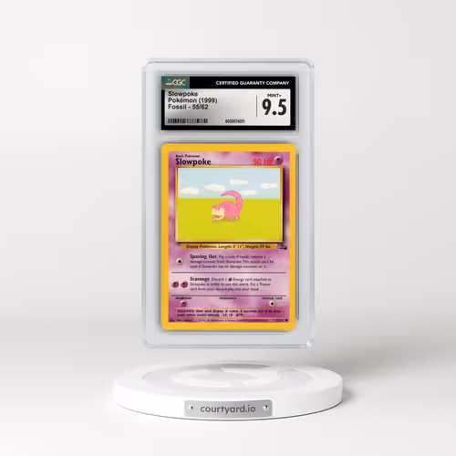 1999 Fossil #55/62 Slowpoke (CGC 9.5 MINT+)