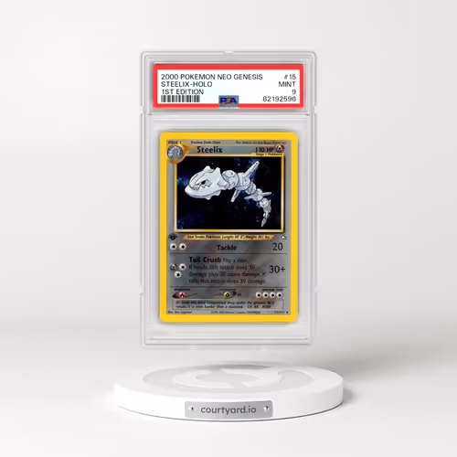 2000 Pokémon Neo Genesis #15 Steelix - 1st Edition Holo (PSA 9 MINT)
