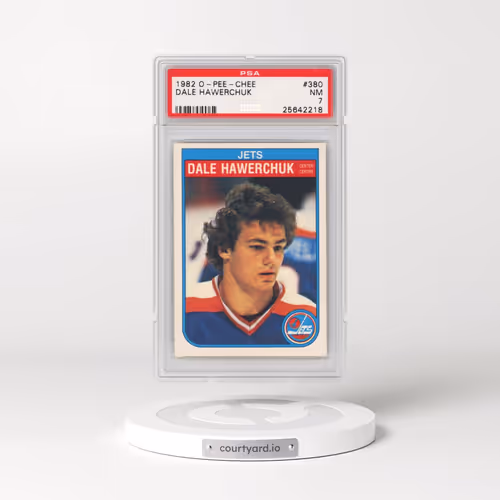 1982 O-Pee-Chee #380 Dale Hawerchuk (PSA 7 NM)