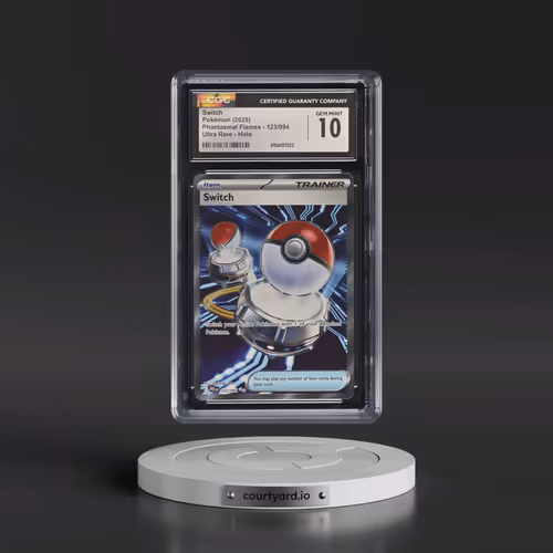 2025 Phantasmal Flames - PFL EN #123/094 Switch - Ultra Rare Holo (CGC 10 GEM MINT)