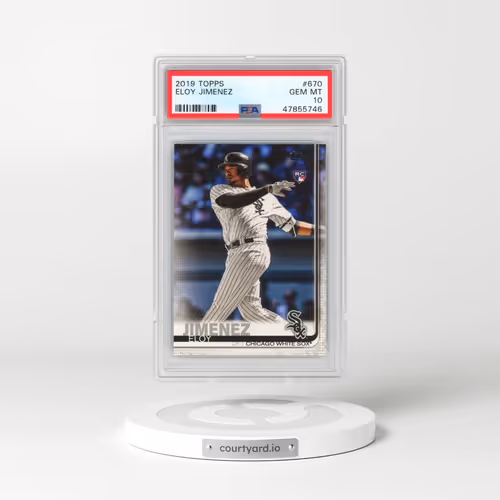 2019 Topps #670 Eloy Jimenez (PSA 10 GEM MINT)