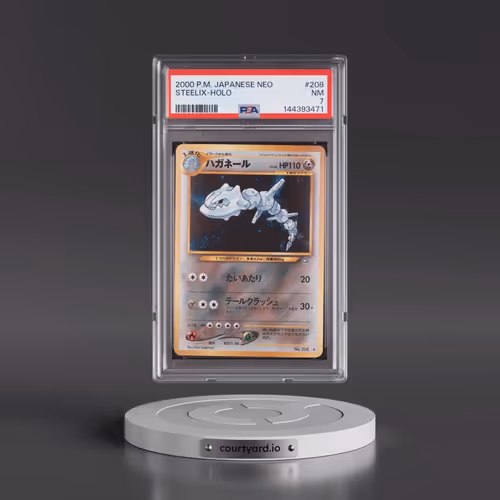 2000 Pokémon Neo #208 Steelix - Holo (PSA 7 NM)