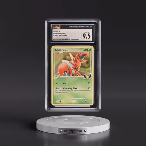 2009 Rising Rivals #48/111 Scizor 4 (CGC 9.5 MINT+)