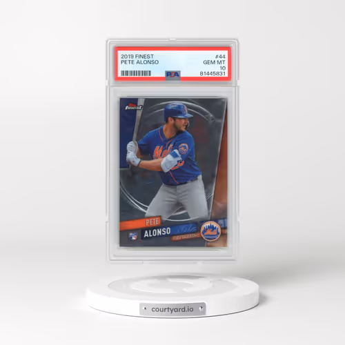 2019 Finest #44 Pete Alonso (PSA 10 GEM MINT)