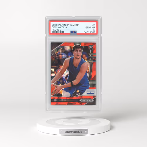 2020 Panini Prizm Draft Picks #6 Deni Avdija - Red Ice (PSA 10 GEM MINT)