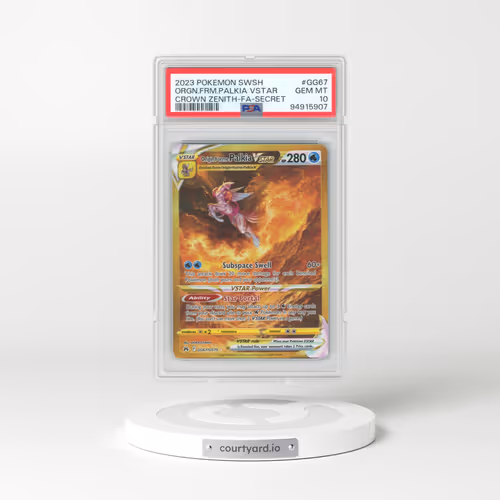 2023 Pokémon Sword and Shield Crown Zenith #GG67 Origin Forme Palkia Vstar - Full Art Secret (PSA 10 GEM MINT)