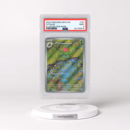 2023 Pokémon Mew EN-151 #167 Ivysaur - Illustration Rare (PSA 9 MINT)