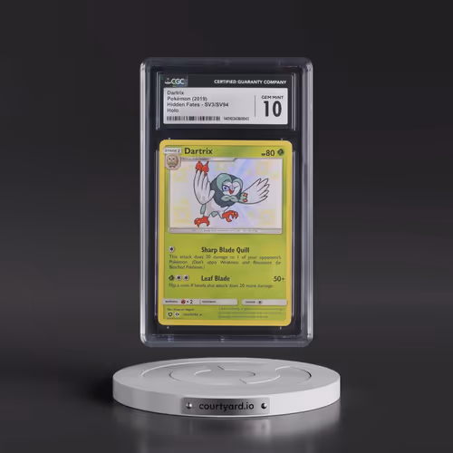2019 Hidden Fates #SV3/SV94 Dartrix - Shiny Vault Holo (CGC 10 GEM MINT)