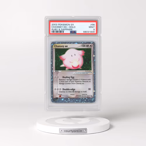 2003 Pokémon EX Ruby & Sapphire #96 Chansey EX - Holo Holo (PSA 9 MINT)