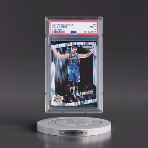2024 Panini Prizm Black #5 Luka Doncic - Skewed (PSA 9 MINT)