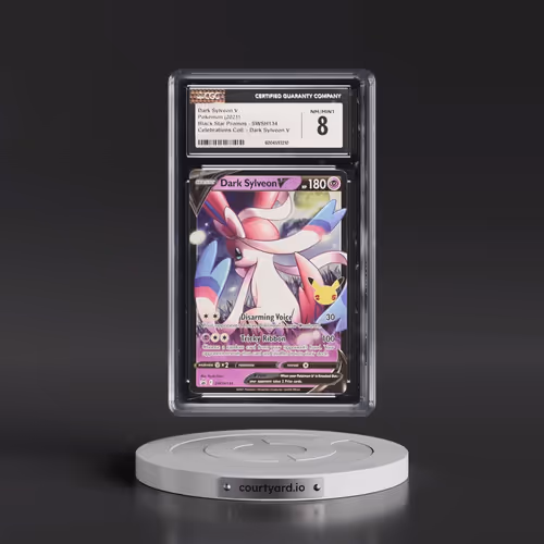 2017 Black Star Promos - Sword & Shield #SWSH134 Dark Sylveon V - Celebrations (Holo) (CGC 8 NM-MT)