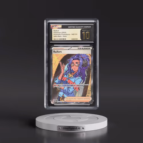 2025 Prismatic Evolutions - PRE EN #142/131 Raifort - Ultra Rare Holo (CGC 10 PRISTINE)