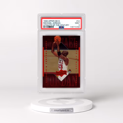 1999 Upper Deck MJ Athlete of the Century #53 Michael Jordan (PSA 9 MINT)