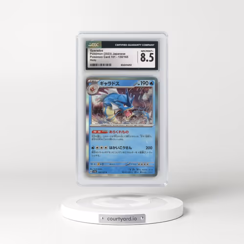 2023 Pokémon Card 151 #130/165 Gyarados - Holo (CGC 8.5 NM-MT+)