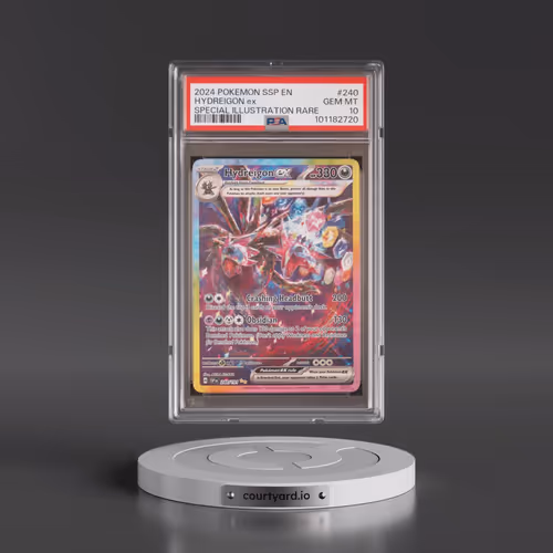 2024 Pokémon Ssp EN-Surging Sparks #240 Hydreigon EX - Holo Special Illustration Rare (PSA 10 GEM MI