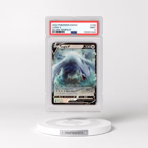 2022 Pokémon Sword & Shield Silver Tempest #138 Lugia V - Holo (PSA 9 MINT)