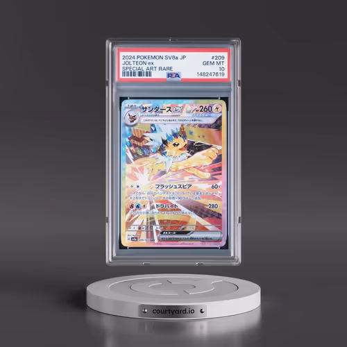 2024 Pokémon Sv8a-Terastal Fest EX #209 Jolteon EX - Holo Special Art Rare (PSA 10 GEM MINT)