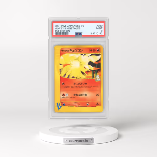2001 Pokémon VS #020 Morty's Ninetales - 1st Edition (PSA 9 MINT)