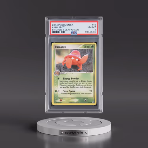 2004 Pokémon EX Fire Red & Leaf Green #43 Parasect (PSA 8 NM-MT)