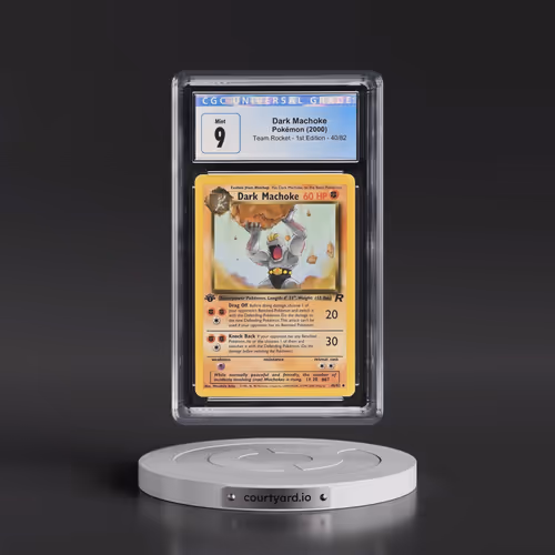 2000 Team Rocket #40/82 Dark Machoke - 1st Edition 1st Edition (CGC 9 MINT)
