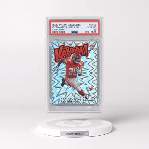 2020 Panini Absolute Kaboom! #KCE2 Clyde Edwards-Helaire (PSA 10 GEM MINT)