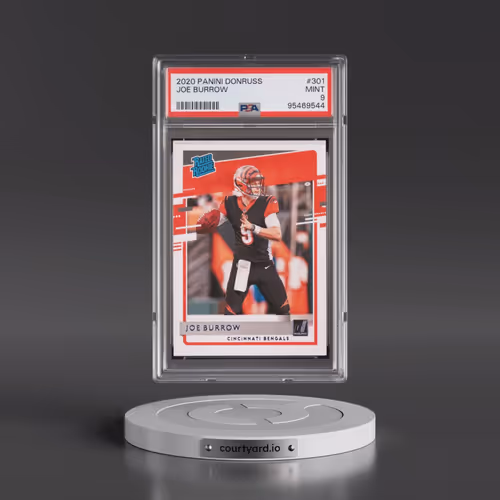 2020 Panini Donruss #301 Joe Burrow (PSA 9 MINT)
