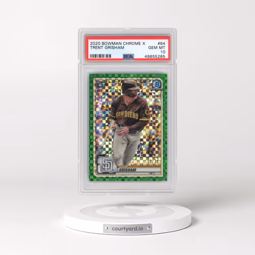 2020 Bowman Chrome X #64 Trent Grisham (PSA 10 GEM MINT)