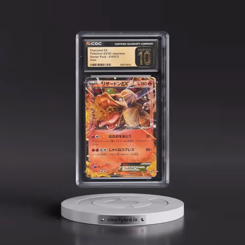 2016 Pokémon XY Starter Pack #010 Charizard EX - Holo (CGC 10 PRISTINE)