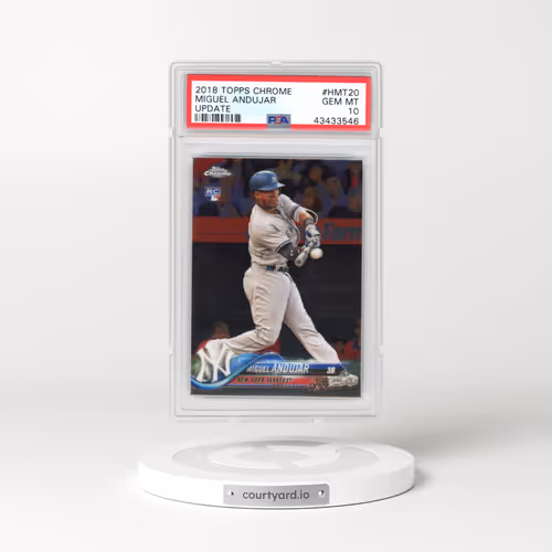 2018 Topps Chrome Update #HMT20 Miguel Andujar (PSA 10 GEM MINT)