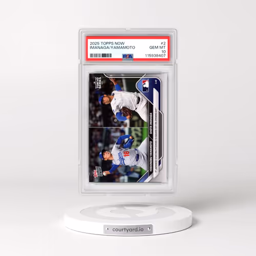 2025 Topps Now #2 Shota Imanaga/Yoshinobu Yamamoto (PSA 10 GEM MINT)