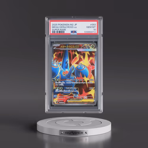 2025 Pokémon M2-Inferno X #093 Mega Heracross EX - Holo Super Rare (PSA 10 GEM MINT)