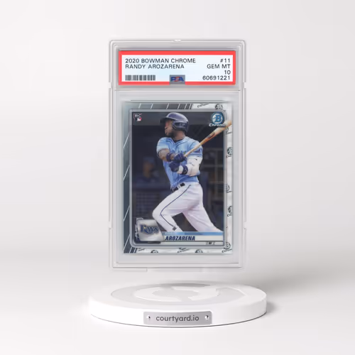 2020 Bowman Chrome #11 Randy Arozarena (PSA 10 GEM MINT)