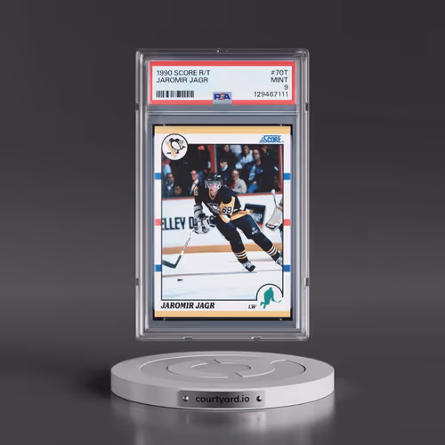 1990 Score Rookie/Traded #70T Jaromir Jagr (PSA 9 MINT)