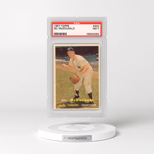 1957 Topps #200 Gil McDougald (PSA 7 NM)