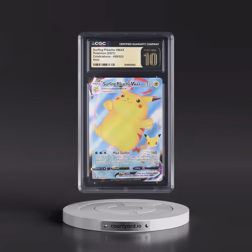 2021 Celebrations #009/025 Surfing Pikachu VMAX - Holo (CGC 10 PRISTINE)