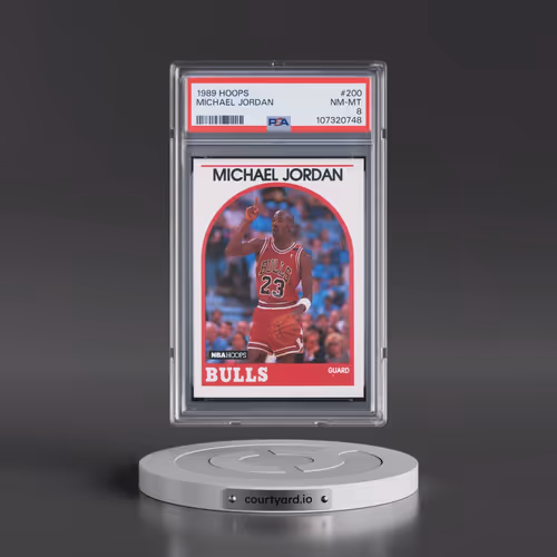 1989 Hoops #200 Michael Jordan (PSA 8 NM-MT)