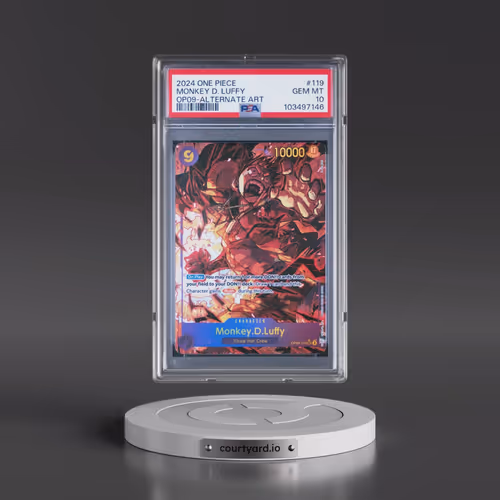2024 One Piece OP09-Emperors in the New World #119 Monkey D. Luffy - Alternate Art (PSA 10 GEM MINT)