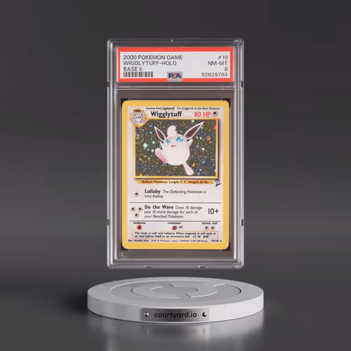 2000 Pokémon Game Base II #19 Wigglytuff - Holo (PSA 8 NM-MT)