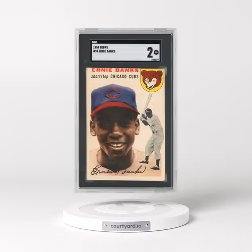 1954 Topps #94 Ernie Banks (SGC 2 GOOD)